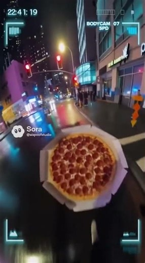 Police Chase Pizza Rolling Down Main! 🍕🚓 | Gold Surprise