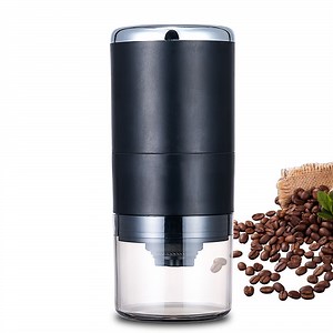 [Hot Item] Small Coffee Maker Grinder Portable Electric Coffee Bean Grinder Machine with USB Rechargeable Lithium Battery