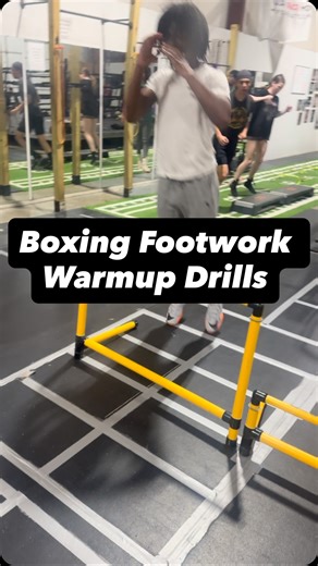 Major Moves Boxing & Fitness on Instagram: "Every Wednesday, we kick off our two-hour boxing session with 15 minutes of essential footwork drills before locking into fight specific footwork training. Footwork is essential to be tapped in, tuned in , and turned on for the fight ahead! 🥊💪 #BoxingTraining #FootworkDrills #WarmUp #FightReady”"