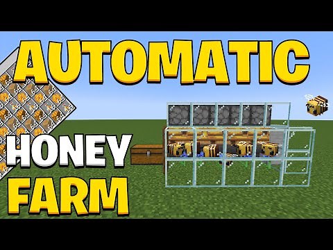 Minecraft 1.21 Automatic Honey Farm