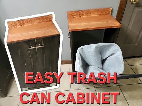 How to Build a DIY Trashcan Cabinet