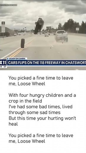 You Picked A Fine Time to Leave Me Loose Wheel #shorts