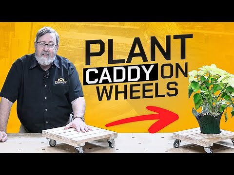 Plant Caddy on Wheels: EASY DIY for Beginners