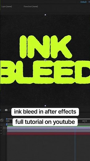 Create this Ink Bleed effect in After Effects!