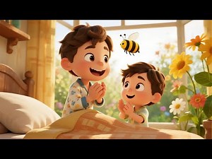 The Bumblebee Song 🐝 | Fun Kids Nursery Rhyme | Educational Children’s Song