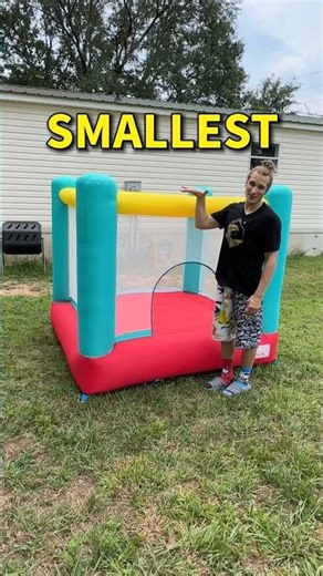 WORLDS SMALLEST BOUNCE HOUSE 🏠