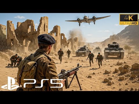 Survive From German Attacks in Africa | Ultra Immersive Graphics Gameplay [4K 60FPS] Battlefield