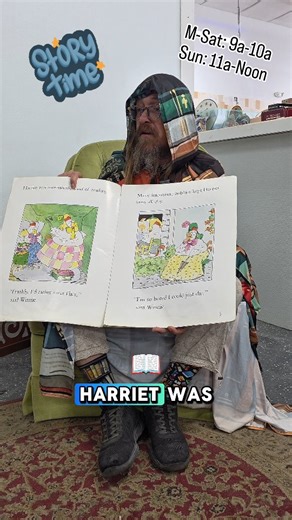 Daily Story Time has Begun! Mon-Sat: 9a-10a Sundays: 11a-Noon Want to be a part of the magic and become a reader? Let us know! Im working on figuring out Sign Up Genius to make it easy to sign up so I'll keep yall posted on that. I made 1 yesterday and shared it but it seems the link isnt working 😔 Let us know if ur interested and we'll send over the sign up as soon as I get smart enough to make it work lol | The Book Rescuers