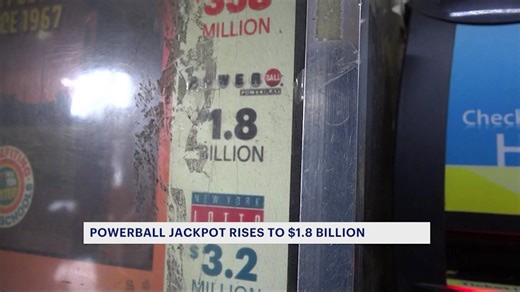 $1.8 billion jackpot at stake in tonight's Powerball drawing