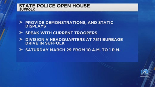 VSP hosting open house event in Suffolk to recruit troopers