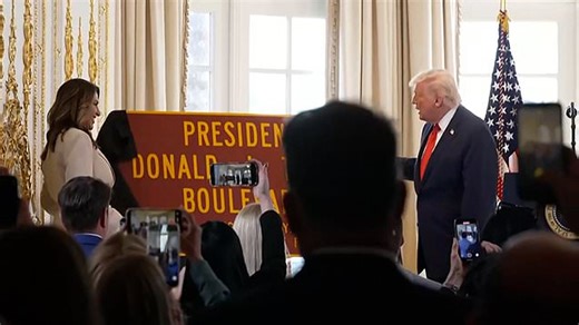 Donald Trump unveils 'President Donald J. Trump Boulevard'