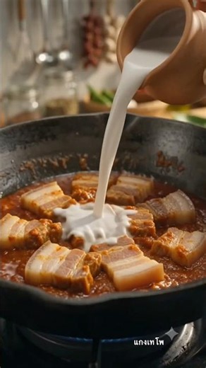 #แกงเทโพ หมูสามชั้น #อาหารไทย #อาหาร #thaifood #รสละมุน #food