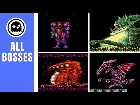 Super Metroid (SNES) - All Bosses