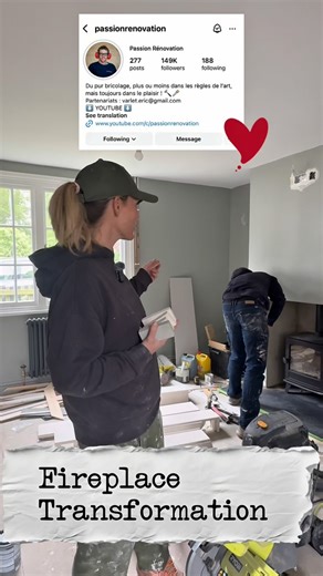 The fire surround is here so I can finish off the fireplace! 🙌 I really felt a wooden surrounded, painted white to match the windows would have fitted best but with the combustible distance from the stove a little close I didn’t want to risk anything. I approached Designer Fireplaces and they’ve been amazing. We talked through the style I wanted and they pinged me examples and a drawing which I approved once I’d sent them the measurements they needed. A few weeks later a super helpful delivery 