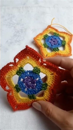 √Crochet earrings using the beautiful star⭐ stitch.Video tutorial