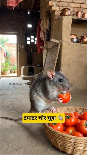 टमाटर चोर चूहा 🐀 #funny #thetharpuns #comedy #shilpisaroja
