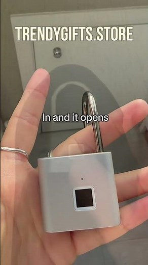 Unlock With One Touch - Smart Fingerprint Padlock