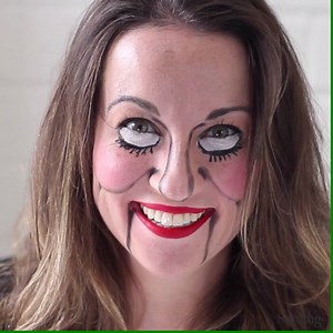 19K views · 4 comments | Recreating this living doll is easy with makeup you already own. Ka-ching! DIY here: https://www.sapling.com/149/halloween-looks-from-your-own-makeup-bag-ventriloquist-dummy#/ | Sapling | Facebook
