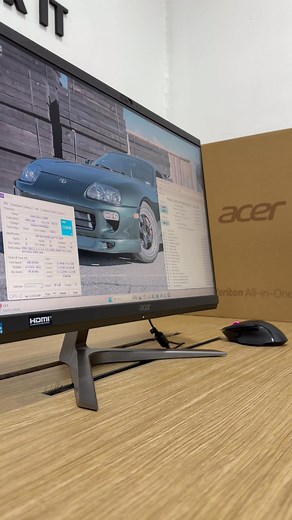 AIO I3 GEN 12 ประกันศูนย์ 8900 บาท AIO (คอมพิวเตอร์ออลอินวันสำหรับองค์กร) ACER VZ2592G ประกันศูนย์ ACER 16/11/2026 💰ราคา 8900 บาท มือหนึ่งราคา 16900 บาท ประหยัดเป็นหมื่น สเปค CPU : Intel Core I3 – 1220P 10 Cores 12 Threads GRAPHICS : Intel Graphics up to 2GB จอภาพ : LED Backlight 21.5 Full HD SSD : M.2 256GB RAM : 8GB DDR4 Wireless LAN : Wi-Fi 6 Bluetooth : Bluetooth 5.0 OS Bundle : Windows 11 Home (64 Bit) ลิขสิทธิ์ Sound / Audio : Built - in Stereo Speaker and Microphone อุปกรณ์ : กล่อง เครื่