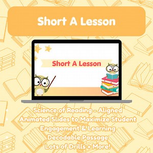 Short A Lesson - Digital Teaching Slides - Science of Reading-Aligned - SOR