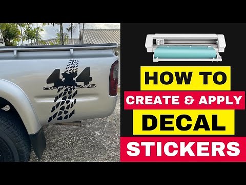 How to Make Decal Stickers | Using Oracal 651 vinyl