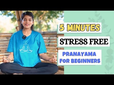 5 minutes stress free Pranayama | Step by Step Pranayama for beginners | how to start pranayama