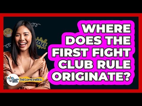 Where Does The First Fight Club Rule Originate?
