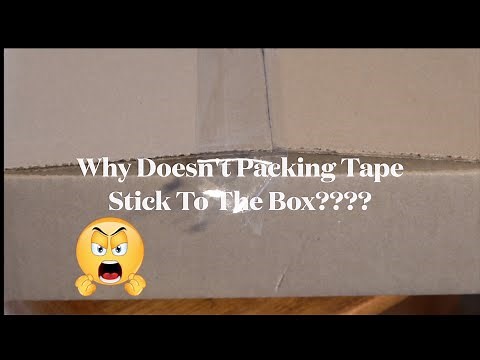 Tape Not Sticking To Cardboard Boxes - A Great Solution!