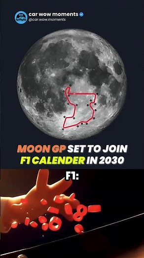 Moon GP Joining F1 in 2030?! 🌕🏎️ #f1