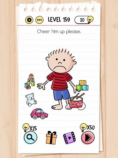 Brain Test: Tricky Puzzles Level 159 Walkthrough Solution Answers Solved