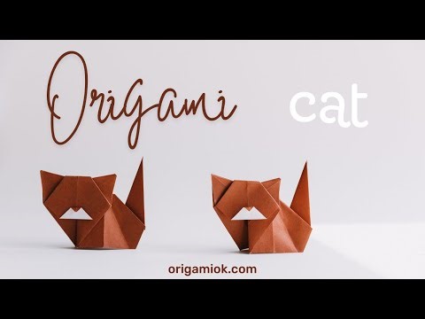How to Make Origami Cat