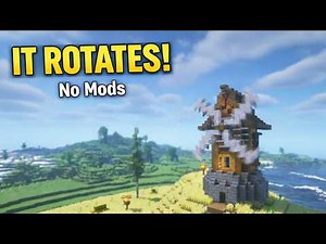Fully Working Windmill in Minecraft – 100% Survival Friendly