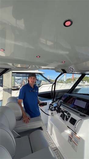 Evan & Aaron from MarineMax Jupiter showing us how to do a VHF Radio Safety Check 🛥️ 📍 MarineMax Jupiter | Cruisers Yachts 38 VTR & Boston Whaler 405 Conquest | Available Now | MarineMax Jupiter