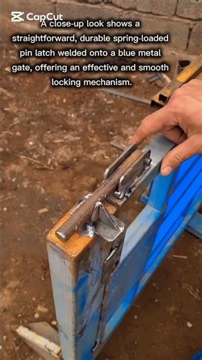 Simple DIY Metal Gate Latch
