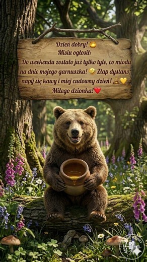 Łap dystans i uśmiech od misia! 🥰