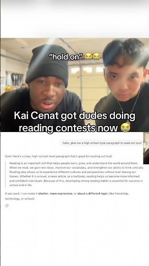 Kai Cenat READING Every Day! 😭 Challenge #shorts