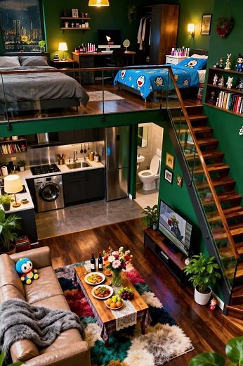 “Under the Soft Glow, the Rain Writes Stories on the Window 🌧️ #CozyHaven #RainyAesthetic