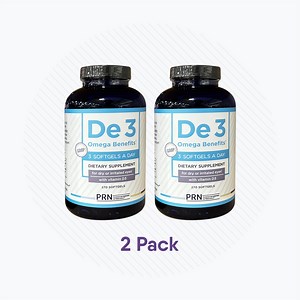 PRN DE3 Omega Benefits 6 Month Supply for Dry Eyes