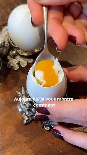 Perfect soft-boiled eggs cooked in the Vitaliseur