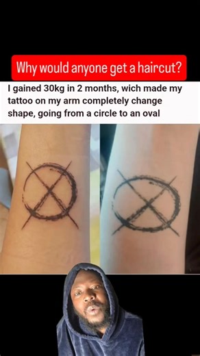 Tattoo Changed Shape After 30kg Gain 😳 Body Transformation Reality #Tattoo #weightloss