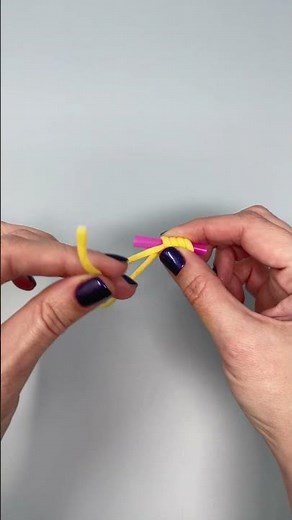How to make a Barrel Knot #yarnart