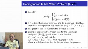 mod10lec56-Mild solution to homogeneous initial value problem