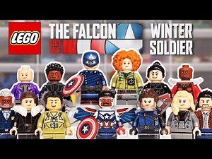 How To Build LEGO Falcon and the Winter Soldier ALL MAIN CHARACTERS! 🇺🇸
