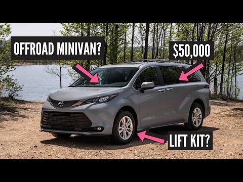 Off-Road Minivan with a Lift Kit? New 2022 Toyota Sienna Woodland Edition - Car News #1
