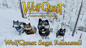 黄石狼生存模拟游戏WolfQuest Saga今日发布（野狼谜踪）