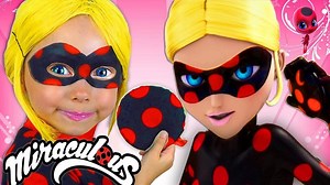 81K views · 1.6K reactions | Alice in Costume Super Hero from LADYBUG Miraculous shows magical abilities  Alice meets the super heroes of girls and wants to become like them. Сhooses a suit and colors paints then turning into a cartoon hero with super abilities. | Kids Smile TV | Facebook