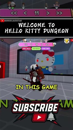 Escape the Hello Kitty‘s House! - WELCOME TO HELLO KITTY LAND😁