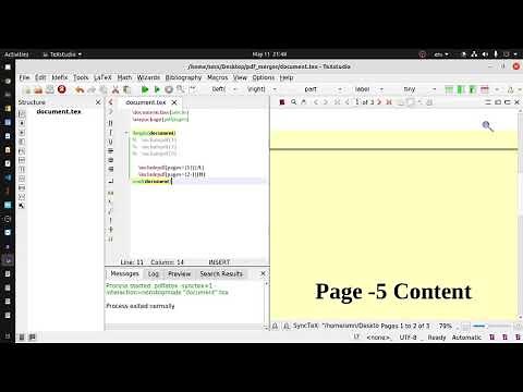 Merge pdf in Latex