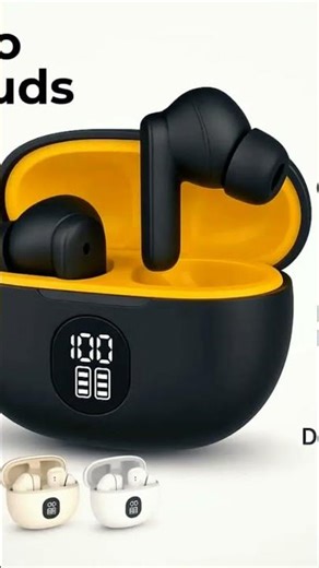 Bluetooth 5.3 Wireless Earbuds Black with Fast Charge Case Price1600 content03091631488