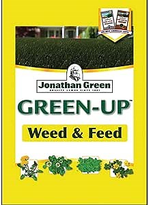 Jonathan Green (12345) Green-Up Weed & Feed - 21-0-3 Grass Fertilizer & Weed Killer (15,000 Sq. Ft.)